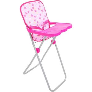 Opvouwbare poppenkinderstoel - Poppenvoeding speelmeubels voor knuffeldieren en poppen