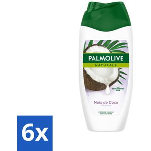 Palmolive Naturals - Douchecrème - Kokosnoot - 250 ml - Voordeelverpakking - 6 stuks