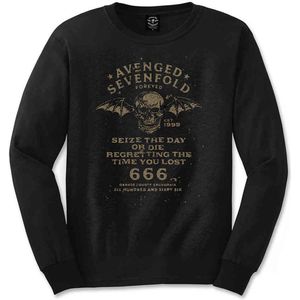 Avenged Sevenfold - Seize The Day Longsleeve shirt - S - Zwart