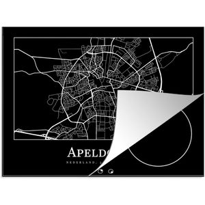 Inductie beschermer - Inductie Mat - Kookplaat beschermer - Apeldoorn - Kaart - Plattegrond - Stadskaart - Inductie beschermer - Inductie Mat - Kookplaat Beschermer - 71x52 cm - Afdekplaat inductie - Inductiebeschermer