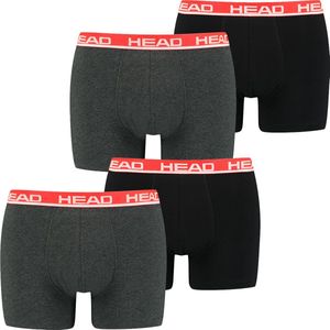 HEAD Heren Boxershorts HEAD BASIC BOXER 4er Pack 4 Pack Veelkleurig M