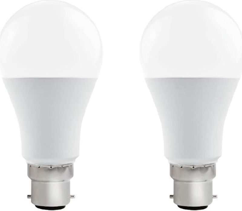 VITO LED Lamp A60 B22 - 15W (vervangt 100W) - 1395lm - 6400K - 220-240V - Ø50mm - Energiezuinig - 2 stuks