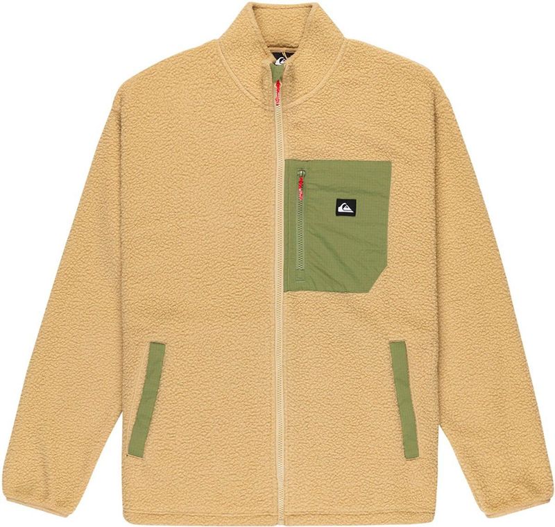 Quiksilver - Clean Coast - Fleece - Volledige Rits - Heren - Gerecycled Polyester