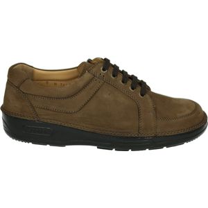 Strober - BERT 13052H - Vrije tijdsschoenenHeren veterschoenHeren sneakersCasual - Kleur: Bruin - Maat: 40.5