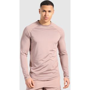Smilodox - Powerfit - Heren Longsleeve - Slim Fit - Ademend - Lange Mouw