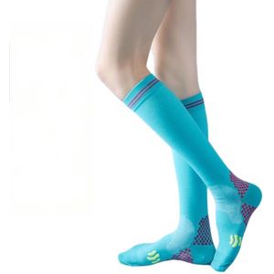 Antislip compressiekousen - 3 paar - geschikt voor maten 34-40 en 41-46 - jeugd honkbalsokken voor jongens en meisjes - kniekousen - fitnesssokken - springsokken - indoor sport yogasokken - tenniskuit antislipsokken