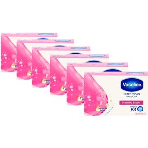 Vaseline Zeep – Healthy Bright - Voordeelverpakking 6 x 75 ml