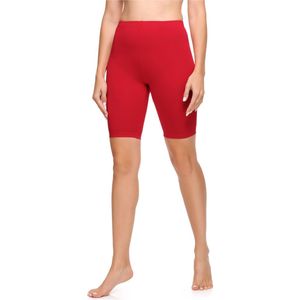 Ladeheid Dames Leggings - Shorts - Korte - Katoen - Sportbroek - LA-LA40-131-LE - Rood - XL