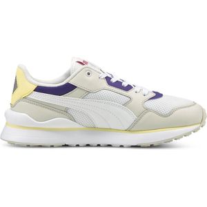 PUMA R78 FUTR Unisex Sneakers - Puma White-Nimbus Cloud-Prism Violet - Maat 40