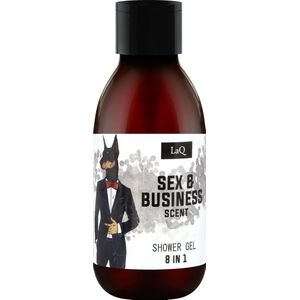 LaQ Doberman Shower Gel Mini Travel - Douchegel Mannen - Geur van Sex & Business - Vegan & Natuurlijk - 100ml