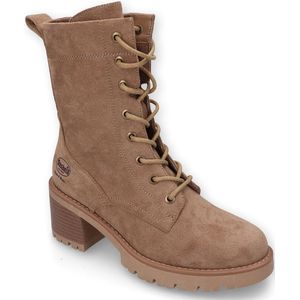 Dockers by Gerli Dames Laarzen 55MI901-700-300 Vetersluiting bruin