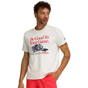 Wilson - Easy Street - T-shirt - Wit - Korte Mouwen - 2XL Man