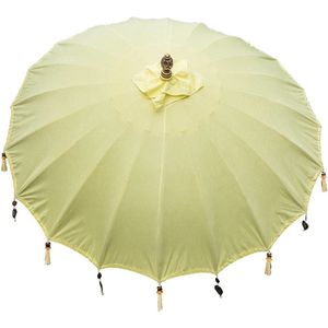 Bali parasol - geel - 180 cm
