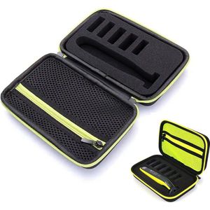 Reistas - Hard Cover Carry Case - Reisetui - Scheerapparaat accessoires - Geschikt Voor Philips Oneblade - Zwart - LOUZIR
