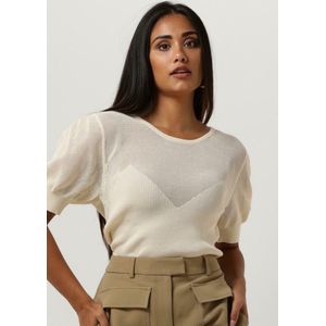 AAIKO Ellen Ray 302 Tops & T-shirts Dames - Shirt - Ecru - Maat XL