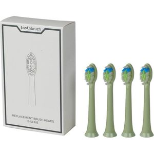 ToothBruzh Bruzhhead 4-Pack Forest - opzetborstels
