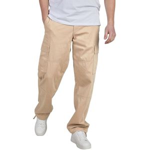 Jack & Jones Heren Cargo Broek Karl Thor comfort/relaxed Beige Volwassenen