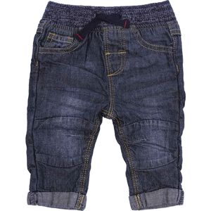 Denim broek met elastische band