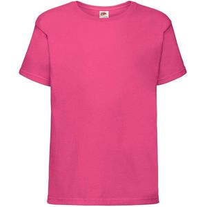 Fruit Of The Loom Kids SofspunÂ® - Fuchsia Roze - 128 - 7/8 Jaar