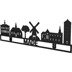 Industrial Garden - Skyline woonplaatsbord MADE - Skyline bord - 60cm breed - 19cm hoog