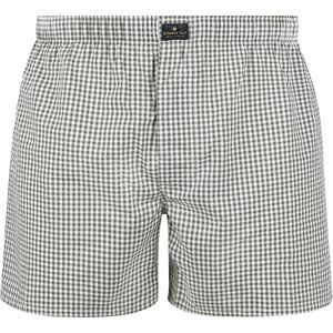 Steppin' Out Boxer Vichy Groen - Maat M - Heren - Boxershorts
