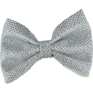 Jessidress Baret Feestelijke Haarclip met glitters - Zilver