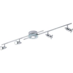 EGLO Cerbero - Wand/Plafondlamp - Lengte 1065mm. - Chroom - Wit, Helder