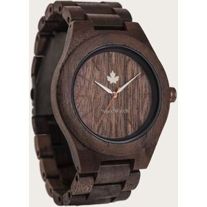 De officiële WoodWatch | Walnut | Houten horloge heren