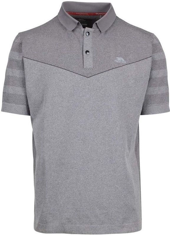 Trespass - Nab - Korte Mouw Poloshirt - Grijs