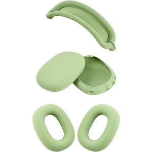 CSGoods - Siliconen Oorschelpen en Beschermer voor Koptelefoon in Groene Kleur - Duurzame en Beschermende Accessoire