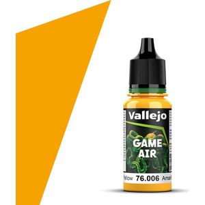 Vallejo 76006 Game Air - Sun Yellow - Acryl - 18ml Verf flesje