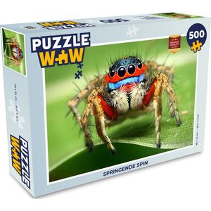 Puzzel Springende spin - Legpuzzel - Puzzel 500 stukjes