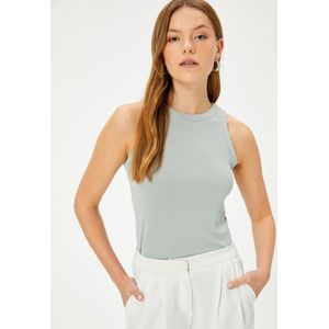 Halterkraag Mouwloos Tanktop