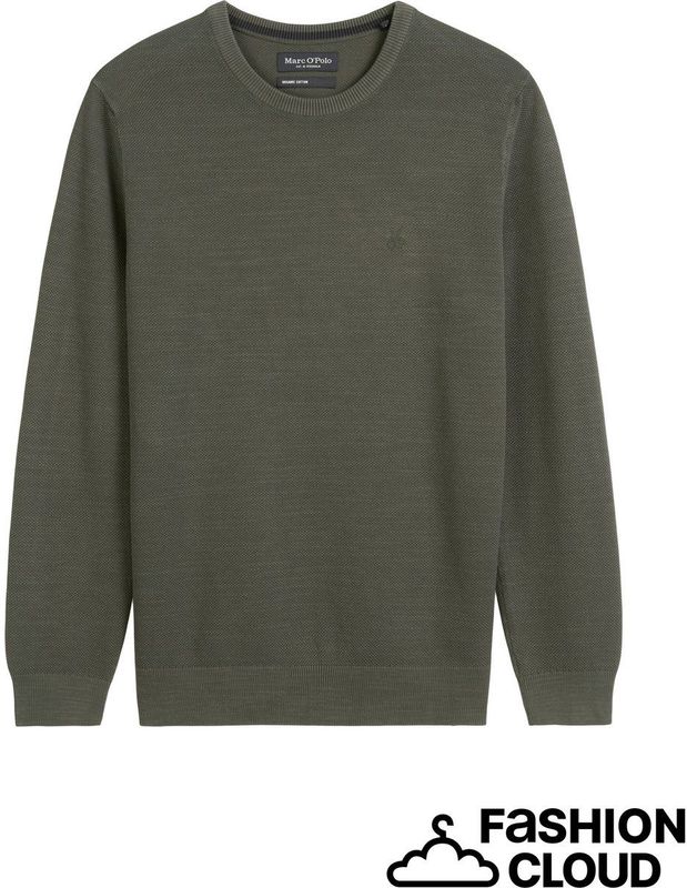 Marc O'Polo - Gebreide Pullover - Regular Fit - Effen - Zuiver Katoen