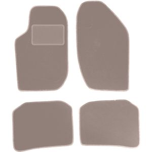 Beige velours matten voor: Alfa Romeo 164 sedan (1988-1997)