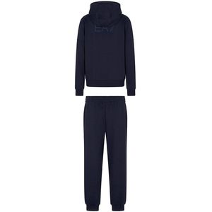 Emporio Armani EA7 - TRAIN VISIBILITY M T-SUIT HOODIE FZ CH BR - Trainingspak - Marine