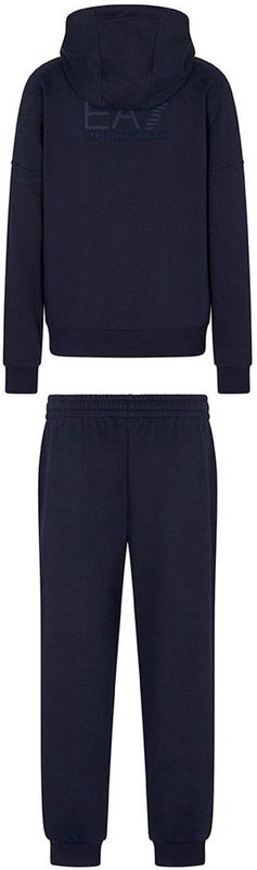 Emporio Armani EA7 - TRAIN VISIBILITY M T-SUIT HOODIE FZ CH BR - Trainingspak - Marine