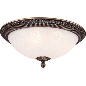 Maytoni - Plafondlamp Pascal - Bronzen antiek - Ø37