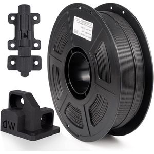 PETG Carbon Fibre Filament 175 mm - Mat Zwart - 1 kg spoel