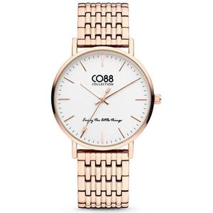 CO88 Collection 8CW-10071 - Horloge - Metalen band - rosÃ©goudkleurig - Ã˜ 36 mm