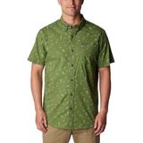 Columbia Rapid Rivers™ Printed Overhemd Met Korte Mouwen Groen S Man