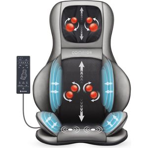 Shiatsu Massagekussen voor Rug en Nek met Warmte en Luchtcompressie – 2D/3D Kneadmassage voor Volledige Ontspanning