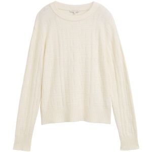 Tom Tailor - Dames pull - Maat XL - Vrouwen - Creme - katoen