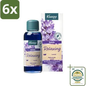 Kneipp - Badolie - Lavendel - Ontspannende geur - 100 ml - Voordeelverpakking - 6 stuks - Badproducten - Lavendelolie