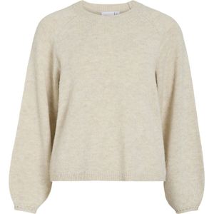 VILA - VISAPNA O-NECK KNIT TOP/PB - Dames - Gebreide truien