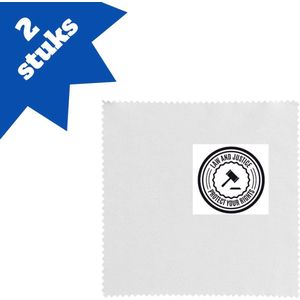 Akyol - beste advocaat brillendoekjes - Beste advocaat - collega - cadeau - 17,8 bij 17,8 cm - 2 stuks