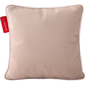 Auronic Warmtekussen - Velvet - 45x45 - Draadloos- Oplaadbaar - Elektrisch kussen - Infrarood - Roze