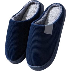 Winter Warme Slippers voor Mannen en Vrouwen - Comfortabele Antislip Zachte Huisschoenen met Platte Hak - Maat 44-45 - Ideale Pantoffels voor Thuis en Slaapkamer
