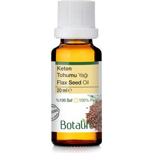 Botalife - Lijnolie -Lijnzaadolie- Koudgeperste Olie - 100% Puur & Natuurlijk - Linseed Oil - 20 ml