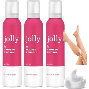 Jolly Scheerschuim Vrouwen - Scheergel - 3 Stuks - Scheercreme - Shaving Cream - Shaving Gel